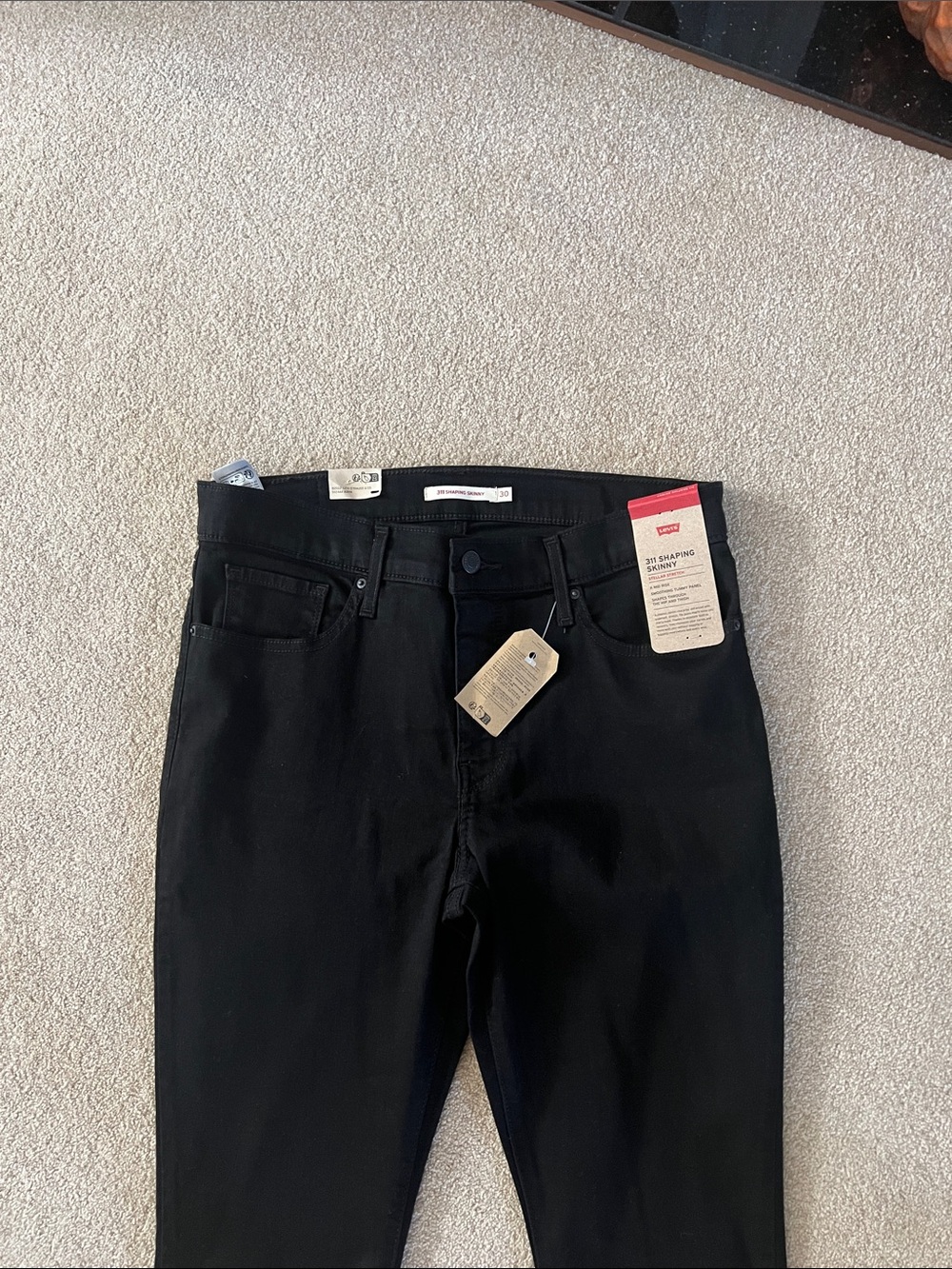 Levi's Women's Black Skinny Jeans - High Rise Slim Fit